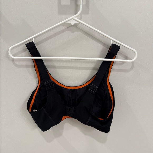 Under Armour Black Sports Bra with Scoop Neckline - Picture 2 of 2